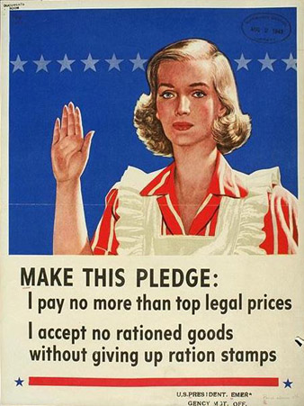 WWII propaganda poster - Make This Pledge - Price Administration