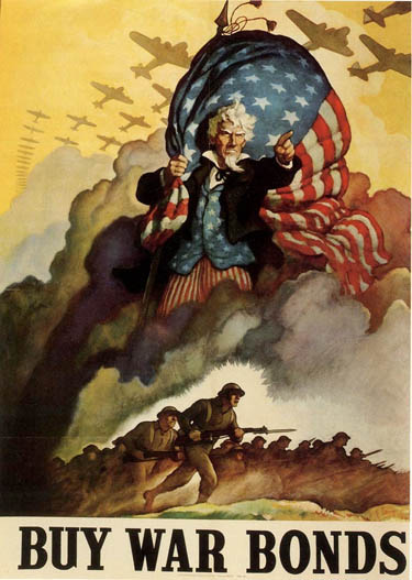 WWII propaganda posters - Buy War Bonds